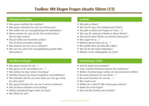 Download: Fragen-Sammlung kompakt | inszenio consulting und training